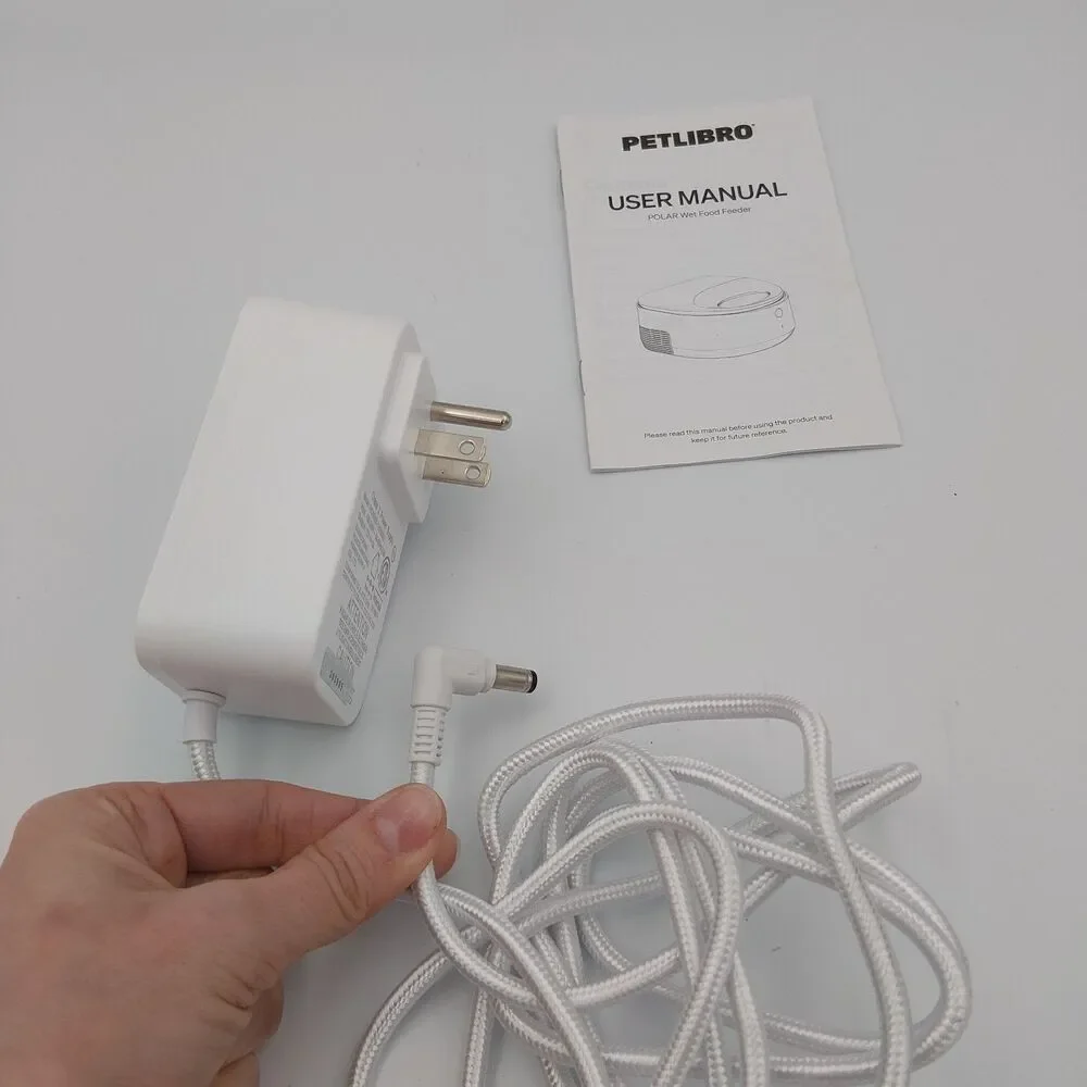 Power cord/adapter/charger outlet for Petlibro Polar WHITE color Model PLAF109
